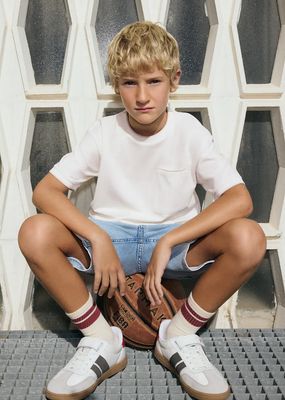 Nukutavake 6030 Boy's SS Front Pocket T-Shirt/