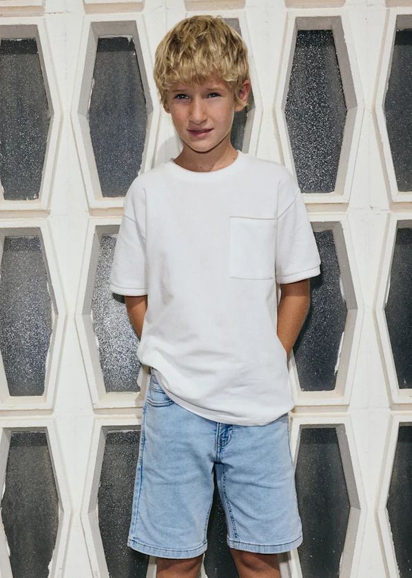 Nukutavake 6030 Boy's Short Sleeve Front Pocket T-Shirt