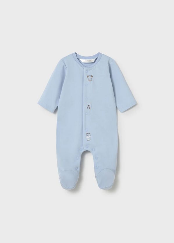 Mayoral 1720 Baby Boys' Footsie-Dog Print