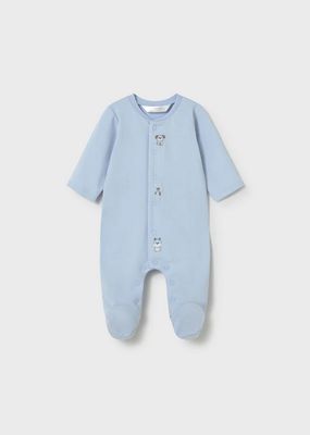 Mayoral 1720 Baby Boys' Footsie-Dog Print/