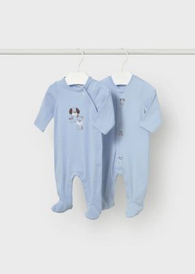 Mayoral 1720 Baby Boys' Footsie-Dog Print/
