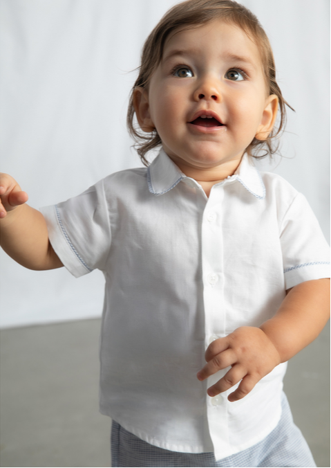 Mayoral 1225 Baby Boy's Shirt & Bermuda Short Set