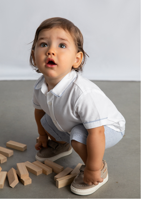 Mayoral 1225 Baby Boy's Shirt & Bermuda Short Set