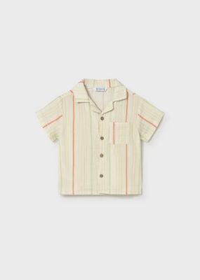 Mayoral 1113-1521 Baby Boy's SS Linen Button Down Shirt & Pant/