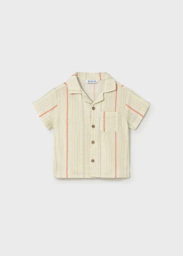 Mayoral 1113-1521 Boy's Short Sleeve Linen Button Down Shirt & Pant
