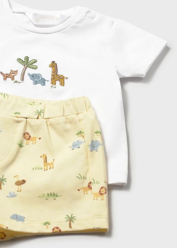 Mayoral 1652 Baby Boy's T-Shirt & Short Set