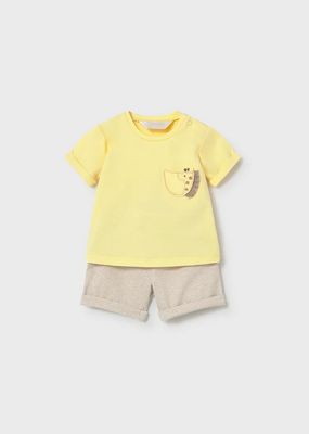 Mayoral 1652 Baby Boy's T-Shirt & Short Set/