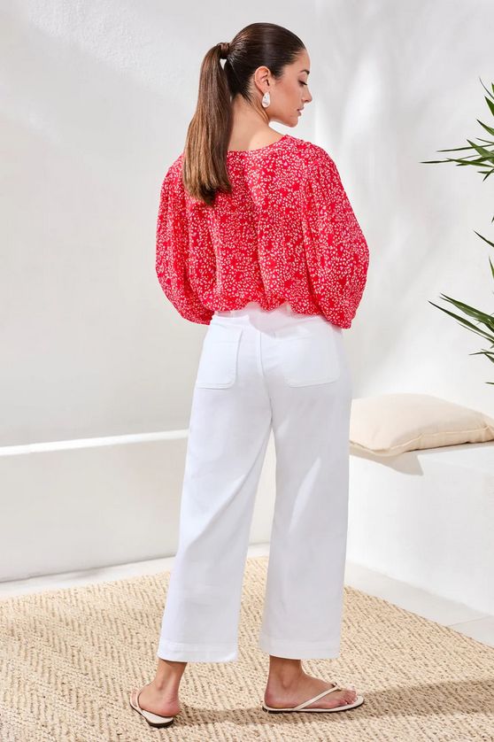 Tribal 6148O-5019 Women's SOPHIA Cropped Palazzo Jeans
