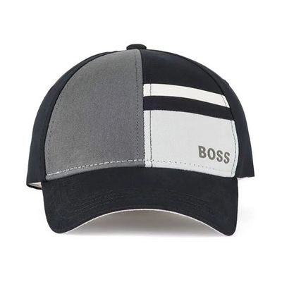 BOSS J53168 Men's Adjustable Cap w/ Leather Details/