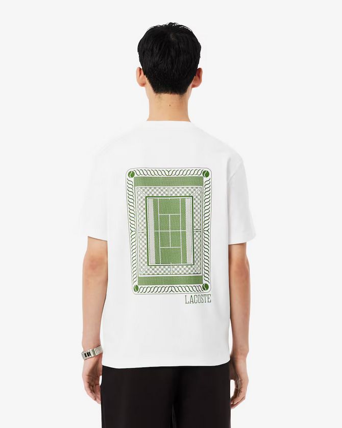 Lacoste TH1750 52 Men’s SS Printed T-Shirt/ Lacoste TH1750 52 Men’s SS Printed T-Shirt/