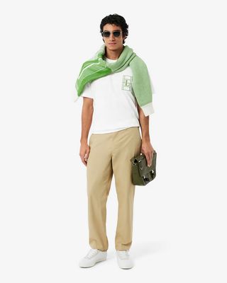 Lacoste TH1716 52 Men’s SS Embroidered T-Shirt/