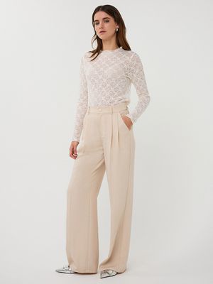 Esqualo SP2610040 Women's Straight Leg Flowy Pants/LIGHT SAND