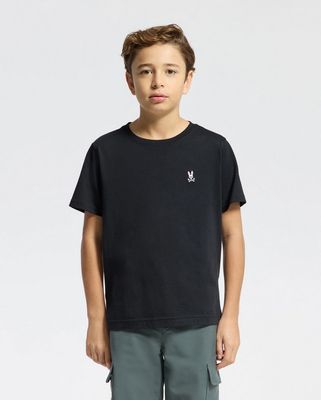 Psycho Bunny B0U014CRPC Boy's Classic crew neck tee Short Sleeve