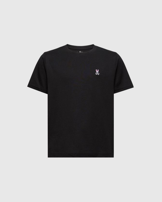 Psycho Bunny B0U014CRPC Boy's Classic crew neck tee Short Sleeve