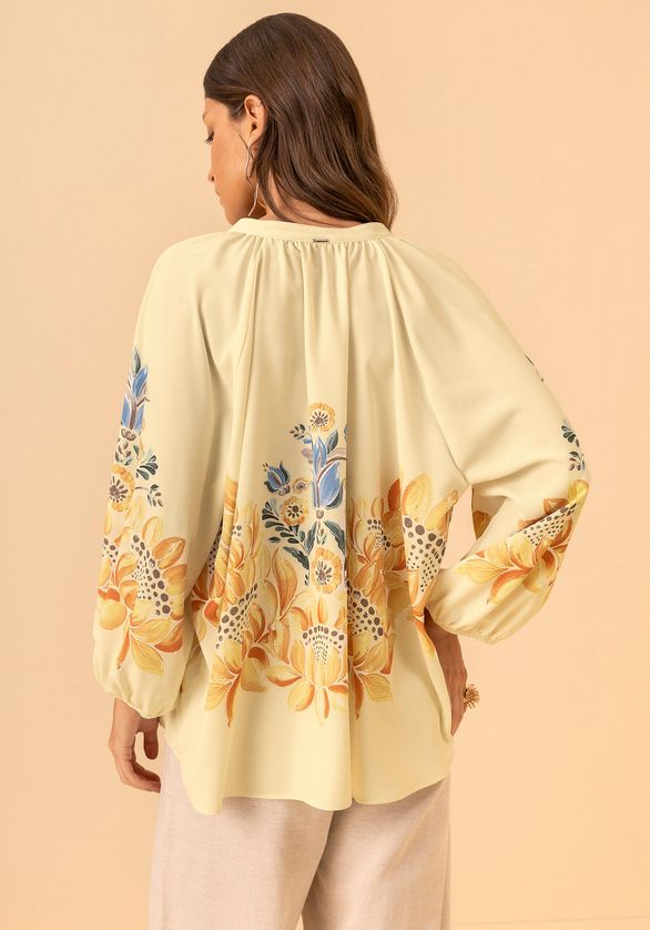 Lez a Lez 5435E Women's Long Sleeve Sheer Blouse