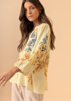 Lez a Lez 5435E Women's Long Sleeve Sheer Blouse