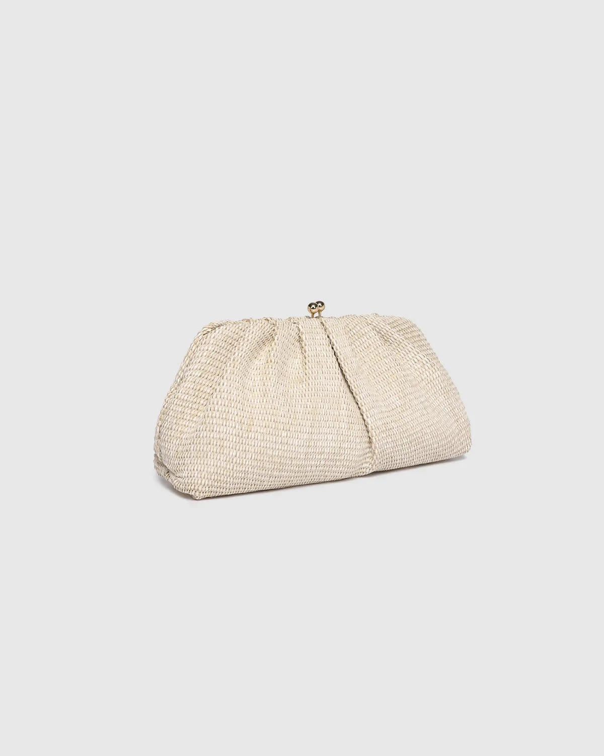 Louenhide 3466 Goldie Clutch Kisslock Woven Bag