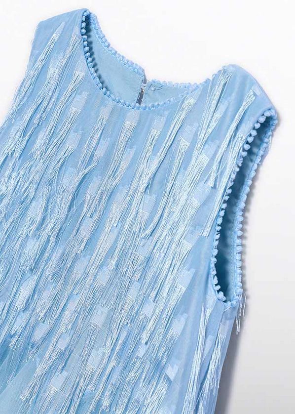 Abel & Lula 5025 Girl's SLV Fringe Tulle Dress