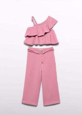  Abel &amp; Lula 5283 Girl's 3PC Formal Jumpsuit/