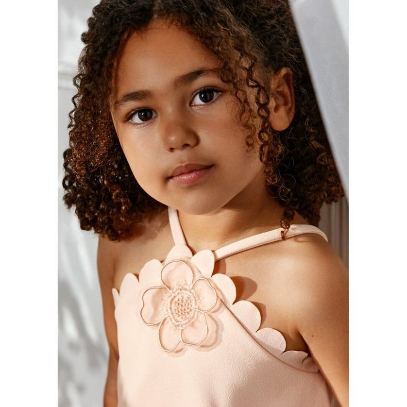 Abel & Lula 5209 Girl's 2PC Formal Bermuda Crepe Set