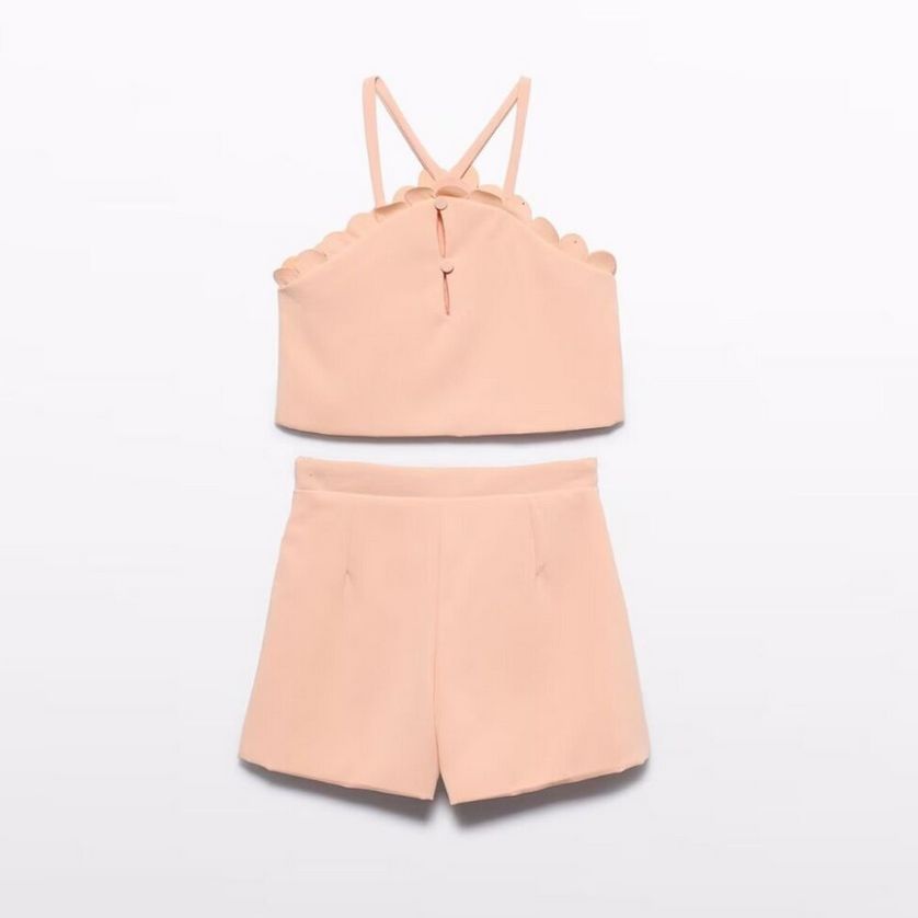 Abel & Lula 5209 Girl's 2PC Formal Bermuda Crepe Set