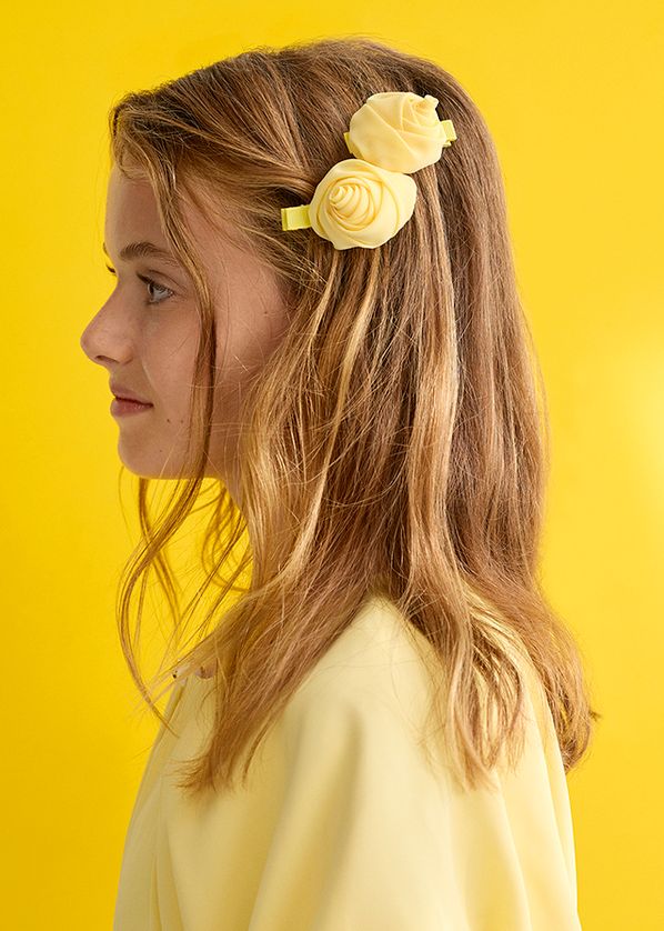 Abel & Lula 5469 Girl's OS Floral Hair Clip Set