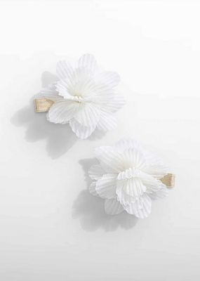 Abel & Lula 5467 Girl's OS Floral Hair Clip Set/