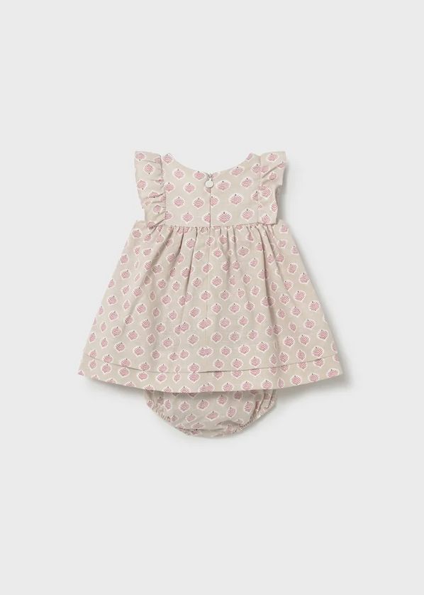 Mayoral 1803 Baby Girl's Short Sleeve Knit Dress w/ Diaper Cover Set