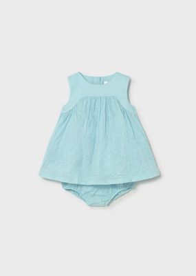 Mayoral 1813 Baby Girl's SS Knit Dress w/ Diaper Cover Set/