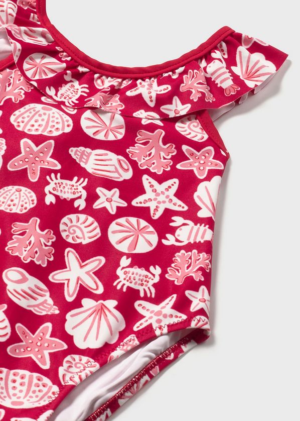 Mayoral 1754 Girls's One Piece Printed Swimsuit