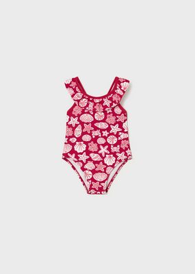 Mayoral 1754 Girls's One Piece Printed Swimsuit/