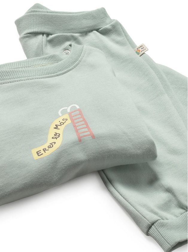 Mayoral 1898 Baby Boy's Long Sleeve Sweater & Jogger Set 2PC – Menta