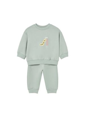 Mayoral 1898 Baby Boy's Long Sleeve Sweater & Jogger Set 2PC – Menta
