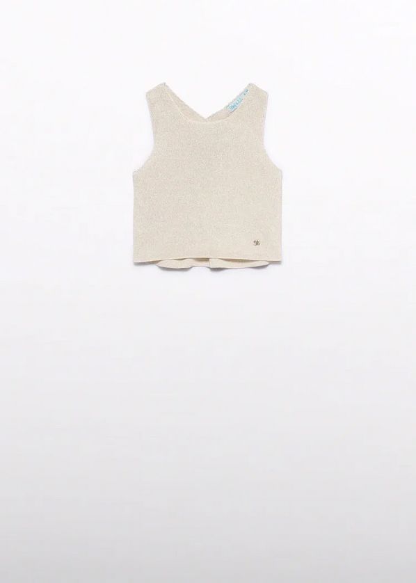 Abel & Lula 5166 Girl's SLV Shimmer Knit Top