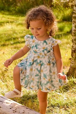 Mayoral 1910  Girl's Floral Printed Dress/