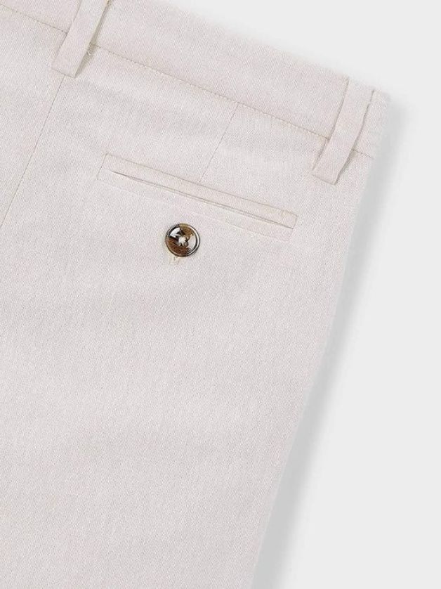 Mayoral 3574 Boy's Linen Chino Dress Pants