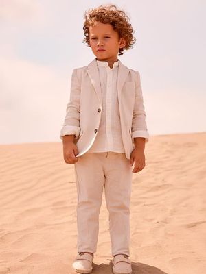 Mayoral 3574 Boy's Linen Chino Dress Pants