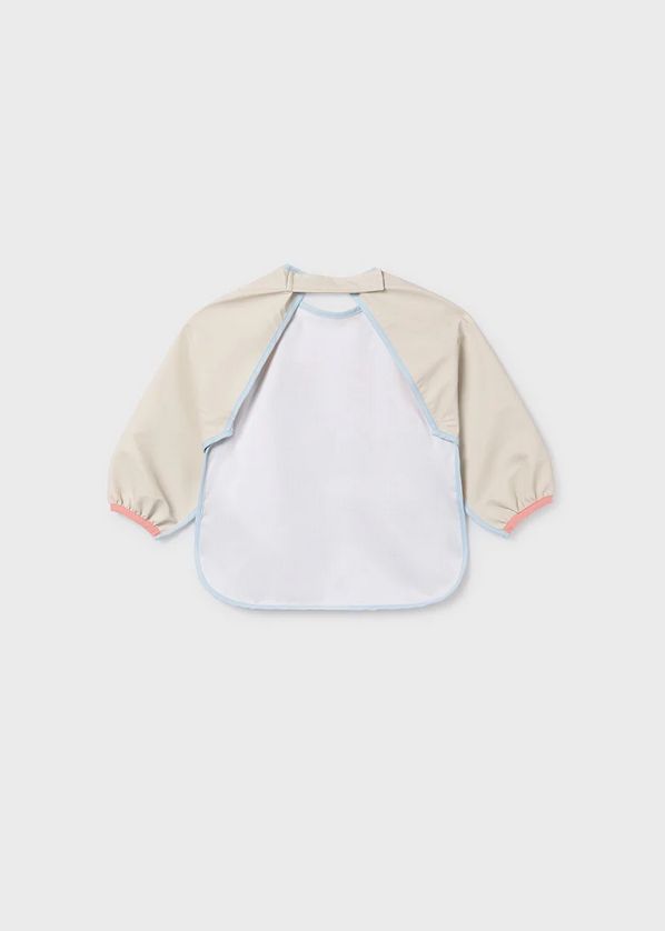 Mayoral 9065 Baby's Snail Print Bib w/Sleeves – Almendra 1