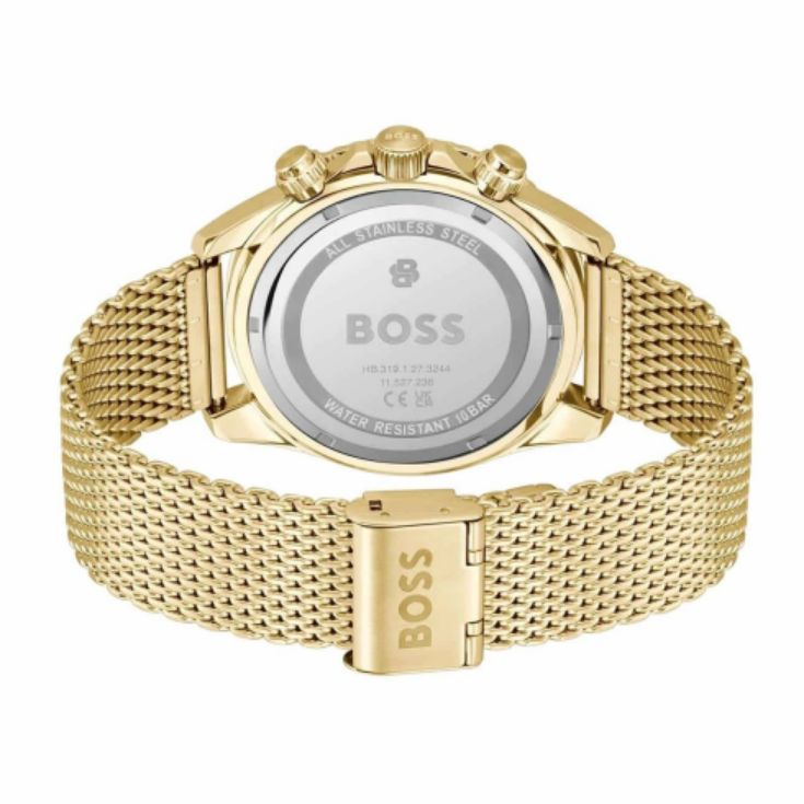 Boss 1514320 Gold Sealiner Watch with black dial