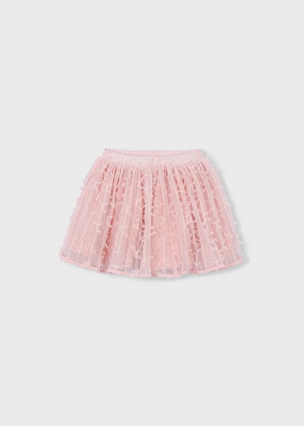 Mayoral 3001/3901 Girl's Junior Short Sleeve T-Shirt & Tulle Skirt Set 2PC – Blossom