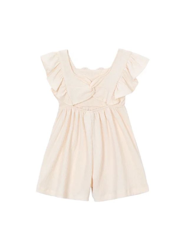 Mayoral 3888 Girls Ruffle SLV Crochet Dress