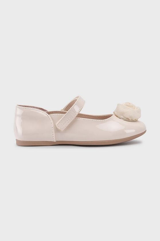 Mayoral 43722 Girl's Leather Floral Shoes