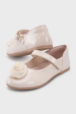 Mayoral 43722 Girl's Leather Floral Shoes/