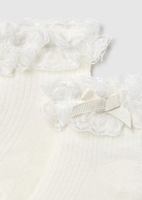 Mayoral 9061 Baby Girl’s Frilly Socks/