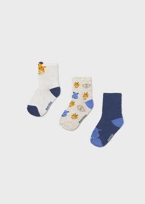 Mayoral 10137 Boy's Junior Socks Set 3PC