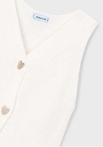 Mayoral 3385 Girls SLV Knit Vest