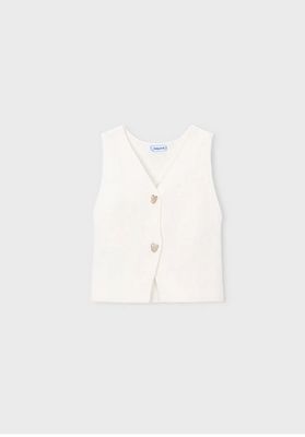 Mayoral 3385 Girls SLV Knit Vest/