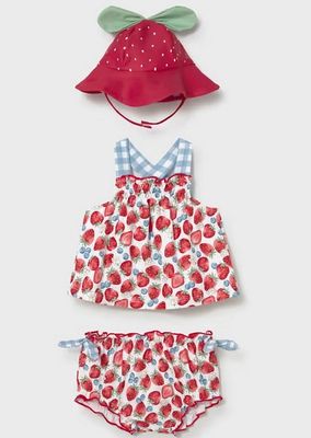  Mayoral 1635 Baby Girl’s 3PC Swimsuit Set/