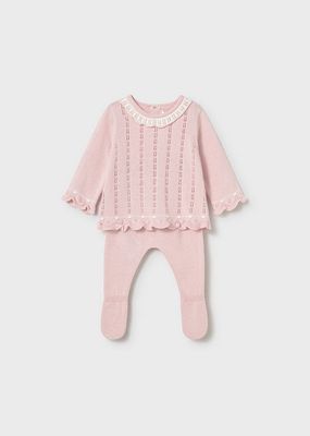 Mayoral 1594 Baby Girls Onesie & Pants Set 2PC/