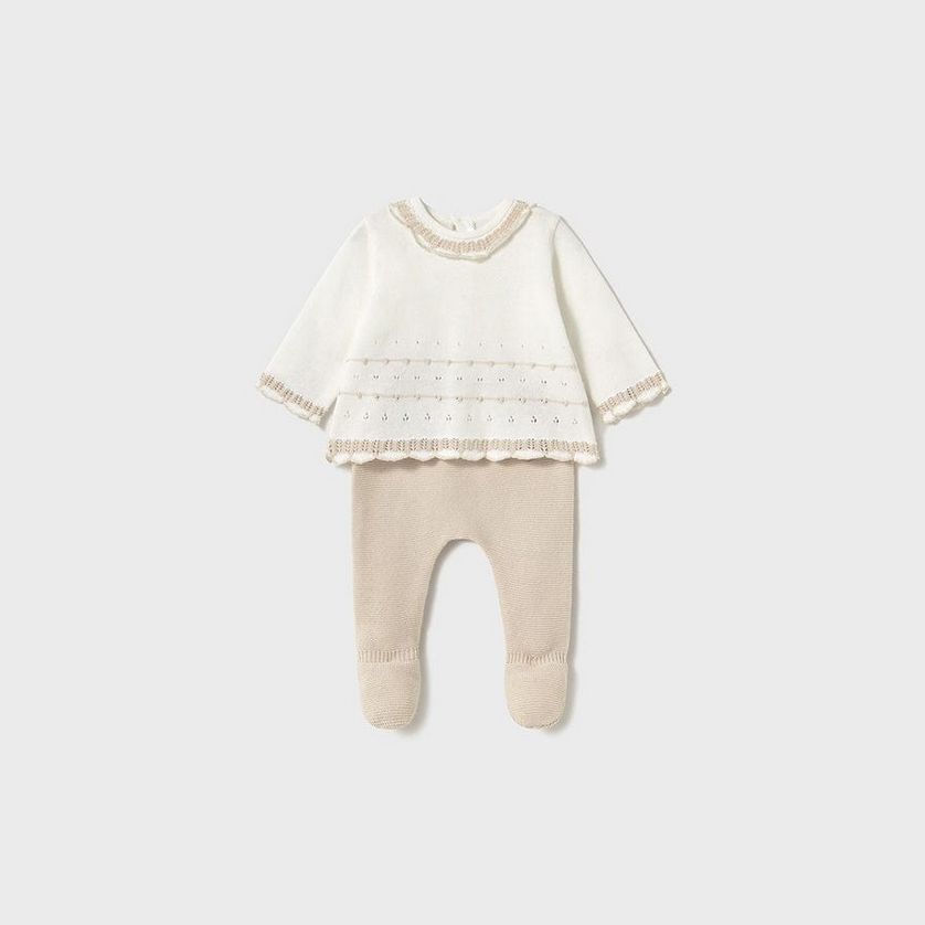 Mayoral 1594 Baby Girls Onesie & Pants Set 2PC